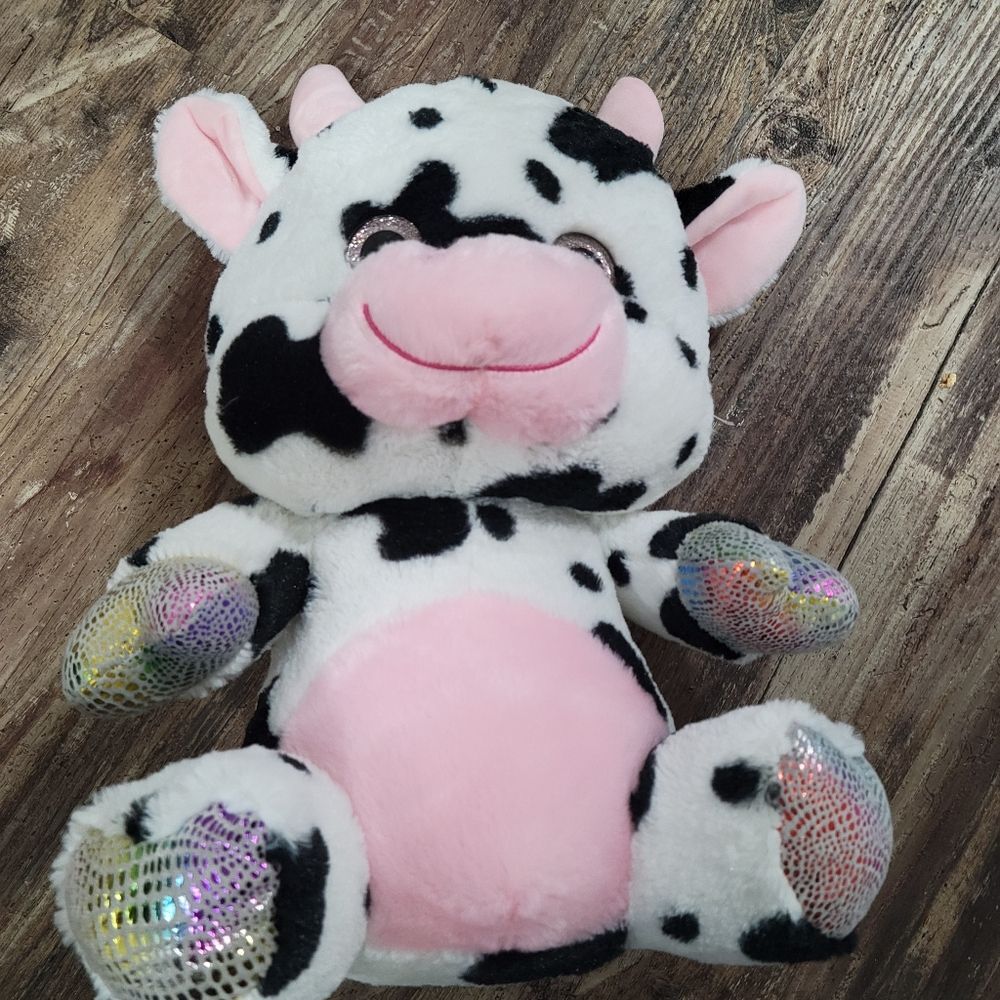 kellytoy cow Rainbow Hooves Sparkle Eye